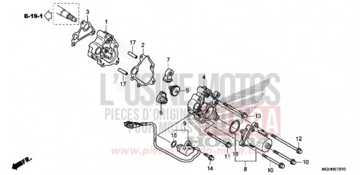 REDUCTION GEAR VFR1200XDH de 2017